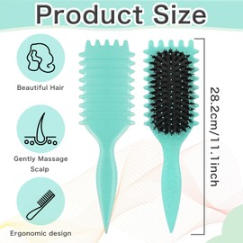 Curling Brush, Curly Hair Brush, Haarbürste für Locken zum Entwirren, Formen und Definieren von Locken für Damen