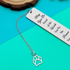 Veterinarian Gifts Veterinarian Appreciation Gift Thank You Bookmark Gifts for Vet Tech Animal Rescue Gifts Coworker Going Away Farewell Office Gifts Veterinary Student Graduation Gift Bookish Gifts