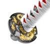 Samurai Sword White Red Shift Knob Shifter Alloy Katana Adapters