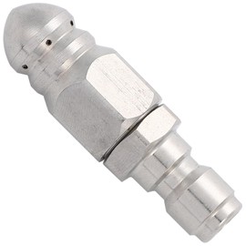 Morisho 排水溝 高圧洗浄 ジェット ノズル パイプ クリーナー 配管 掃除 ホース つまり 業務用 工具 キッチン 洗面台 風呂 雨樋 下水管 1個