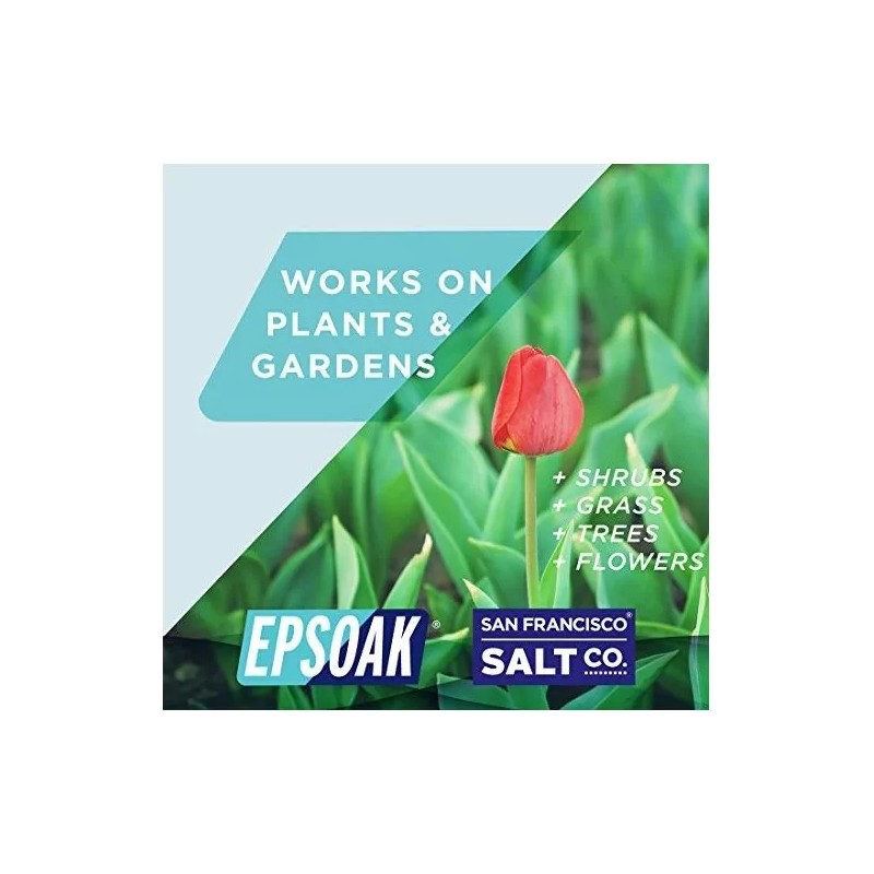 Epsoak Sal De Epsom Sulfato De Magnesio Usp, 19.75lbs Bolsa
