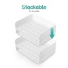 4 Tiers Stackable A4 Paper Trays, Office Desk File Holder,