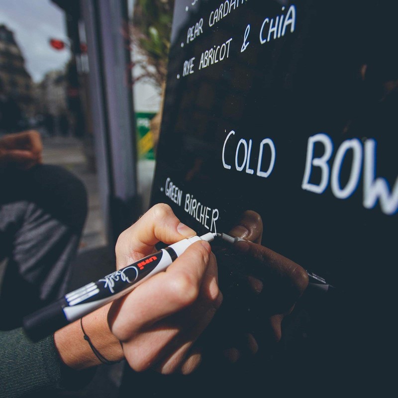 Lot 5 Plain Chalk Blank Point 1.3 mm