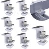 Mailfull Pack of 8 Solar Panel Brackets 30 mm PV