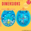 Polyresin Ocean Life Dolphins Toilet Seat By PREMIUS, Standard Round,