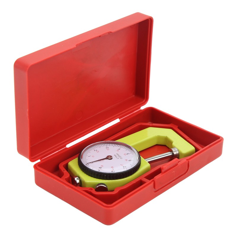 Thickness Gauge 0.1mm High Accuracy 0 to 20mm Range Round