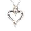 Tin Heart Necklace in 10th Wedding Anniversary Commemorative Gift Box