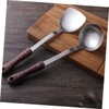 Mikinona Stainless Steel Kitchen Spatula Spoon Soup Ladle for Chinese