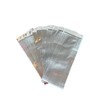 Silver Foil Hot Dog Bags, 9" Unprinted Disposable Wrappers -