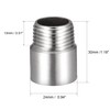 uxcell Shower Head Extension Arm Stainless Steel 1/2PT Male to