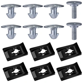 VEXPLO Lower Engine Cover Pin Screws Bolts Radiator Engine Access Cover Fastener Pin Clips Engine Splash Shield Hardware Compatible with Honda Civic Accord CRV Acura, 14 Pcs