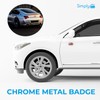 Simply CB49 Union Flag Chrome Badge, 70 x 35 mm