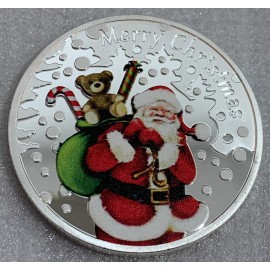 * Merry Christmas Coin Santa Claus Collection Souvenir Great Stocking Stuffer