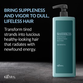 Kaaral Människan Strengthening Hair Conditioner, 1000ml - Hydrate and Fortify with Red Sandalwood and Olive Oil