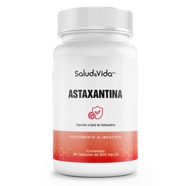 Salud & Vida MX - Suplemento de Astaxantina 18mg - 30 Cápsulas
