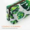 LParkin Tree Leaves Large Capacity Canvas Pencil Case Pen Bag