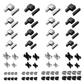 Zip Repair Set, 80-Piece Replacement Zipper for Zip, Replacement Zip Set for Clothing, Jackets, Jeans, Zip (4 Sizes: #3/5/8/10)