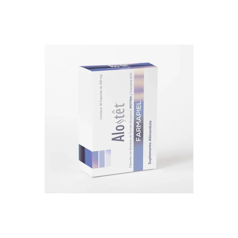 Biotina Alostet Suplemento Anticaída Crecimiento del Cabello