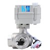 HSH-Flo 3/8 inch 3 Way L Port Stainless Steel 304