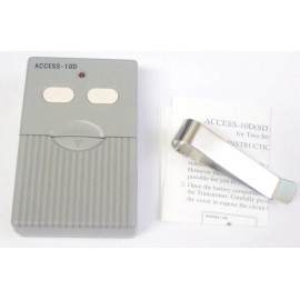 EMS 10 Pins Garage and Gate Door Opener 2 Buttons Remote Control For 2 Receivers