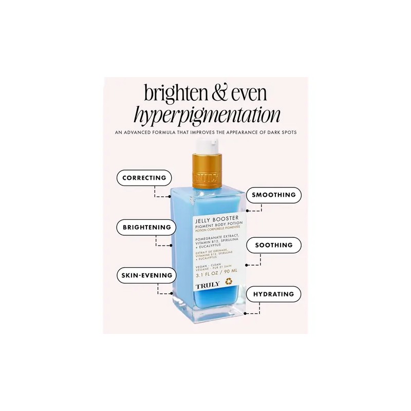 Truly Beauty Jelly Booster Pigment Body Lotion, Tratamiento