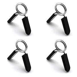 heyous 4pcs Gym Weight Lifting Dumbbell Barbell Bar Lock Clamp 25mm Spring Collar Clips Gym Dumbbell Fitness Body Building