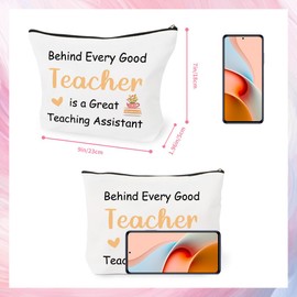 Best Teacher Gifts,Best Teacher Thank You Gift,Thankyou Teachers Presents,Gift for Teachers Female,Teacher Assistant Present,End of Year Teacher Present,Makeup Bag for Teacher Birthday