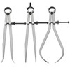 Acrux7 3pcs 8 Inch Long Spring Caliper Set, Carbon Steel