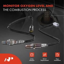 A-Premium O2 Oxygen Sensor Compatible with Nissan Altima 2007-2011, Maxima 2009, 2.5L 3.5L, 2-PC Set, Replace# 1821382Z00, LF8R188G1
