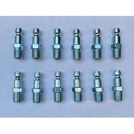 12 REPLACEMENT AMFLO CP1 1/4" NPT Male Quick Type C Plug