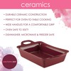 Rachael Ray 47860 9" x 13" Rectangular Stoneware Baker, 9