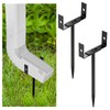 Otoolling 2 Pack Rainwater Downspout Brackets, Downspout Adapters, Heavy Duty