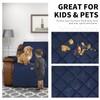 Easy-Going Oversized Loveseat Recliner Cover, Reversible Couch Cover for Double