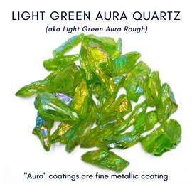 Crystals, Rocks, Jade, Crystals and Healing Stones, Witchcraft Supplies, Healing Crystals, Stones, Healing Stones, Rock Collection, Agate, Raw Stones (Light Green Aura Quartz, 2 Pcs)