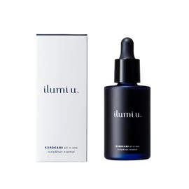 ilumi u. Black Hair All-in-One Scalp Hair Essence, Fresh Citrus Scent, Non-Dyed Hair Care, Gray Hair, Harikoshi Volume, Gray Hair Care, Scalp Care, Plant Ingredients Formulated (2.1 oz (60 g) 1 Bottle