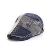 HIQIU Flat Cap Men's Flat Cap Barret Cap, Peaked Cap