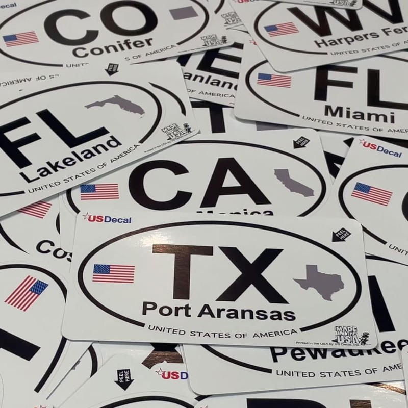 US Decal, Inc. - El Aguaje, Mexico - Oval Sticker