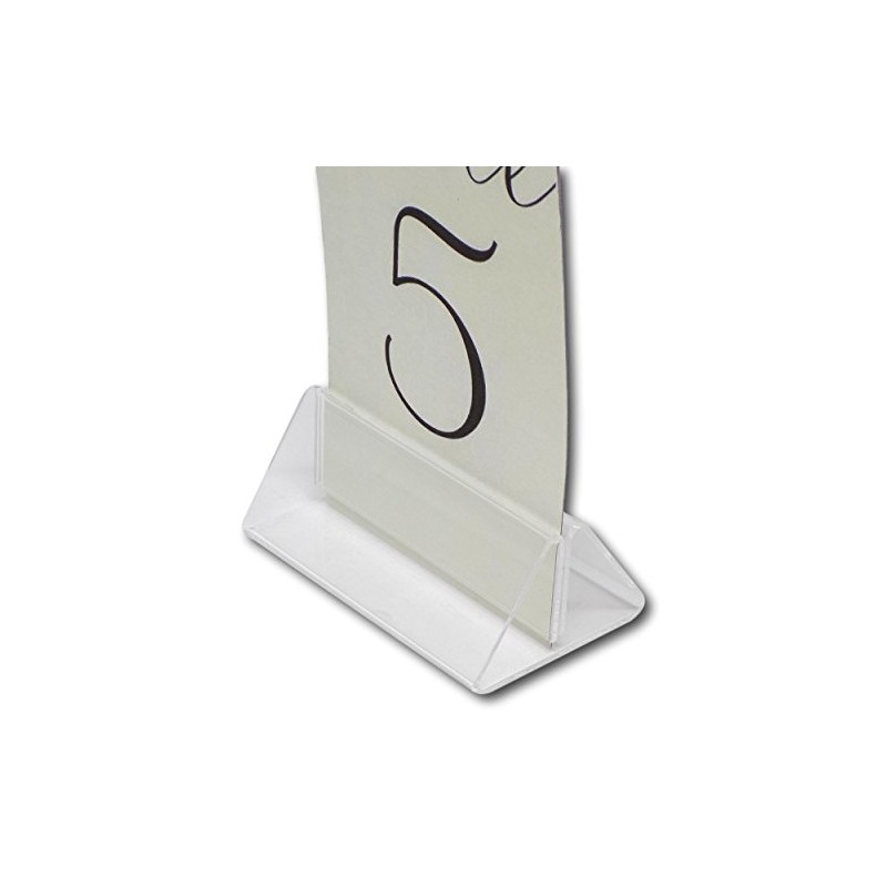 EPOSGEAR 100mm Menu Show Card Acrylic Name Place Table Sign