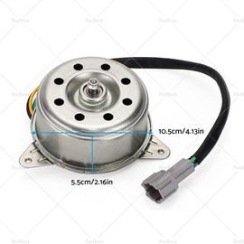 MAX COOL 21487-CD00A Radiator Cooling Fan Motor Driver/Passenger Side Suitable for Infiniti G35 Nissan 350Z