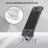 Crystal Clear Console Protective Back Case Cover Shell With Stand