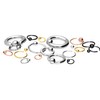 PIERCINGLINE Titanium Ball Closure Ring BCR Piercing for Lip Ear