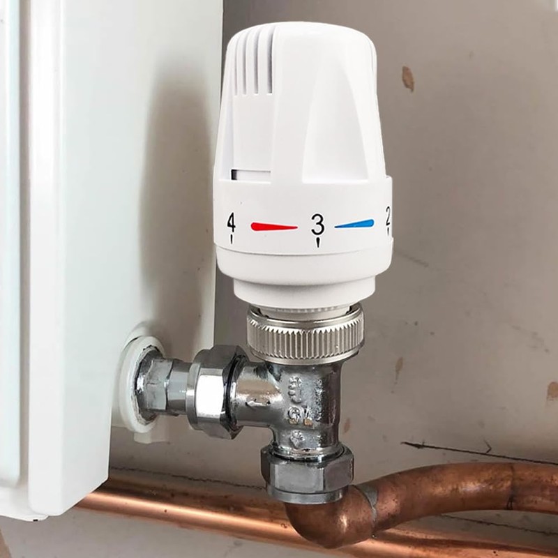 2Pcs Thermostatic Radiator Valve Head, M30 X 1.5 TRV Radiator
