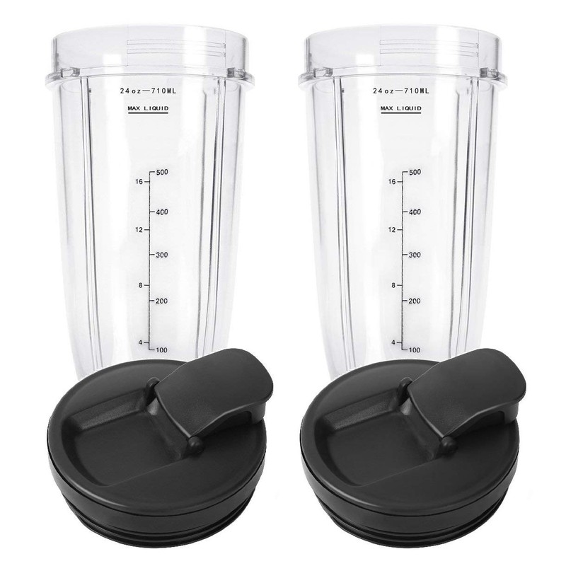 24OZ Blender Cup for Nutri Ninja Blender Cup with Lid