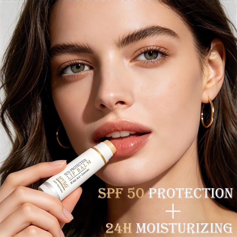 SPF Lip Balm 50, UV Protection, Moisturising for Dry &