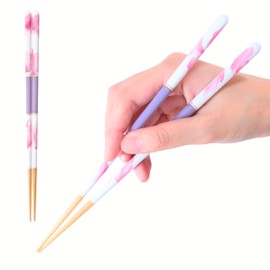 FlaColle (Petal Pattern Chopsticks Fiore) Chopsticks 9.1 inches (23 cm), Fashionable, Made in Japan, Non-slip Dishwasher Safe, Present (Pink)