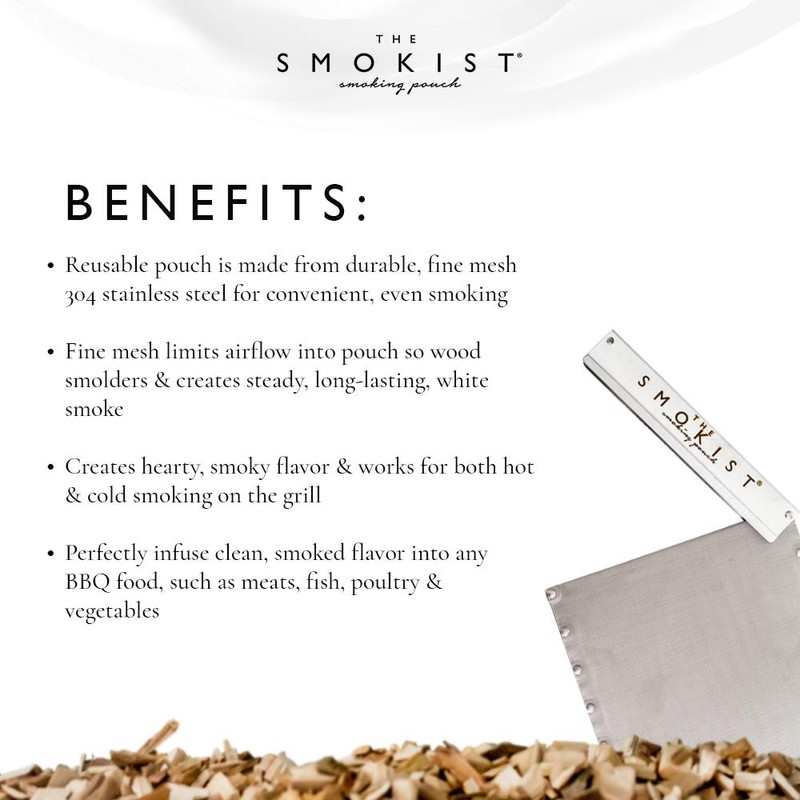 The Smokist Smoking Pouch for Grill | Infuse smoke into