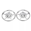 Unbranded 4-1/2" Speaker Trim Grill Cover Chrome For Harley Touring