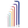 9Pcs Hex Wrench Set Steel Ball Head Colorful Extension L