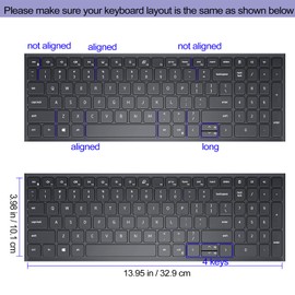 Cute Keyboard Cover for Dell Inspiron 15 3000 5000 7000 3510 3511 3515 3525 3530 3535 5510 5515 5518 7510 15.6", Inspiron 16 7610, Vostro 15 3510 5510 5515, Latitude 3520, Cute Bunny