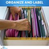 1InTheOffice Hanging File Folders Letter Size, File Cabinet Folders, Reinforced,
